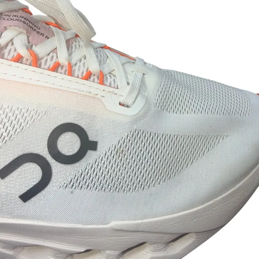 On Cloudsurfer Next Running Shoes White Pink Orange Women’s US 9.5 EU 41